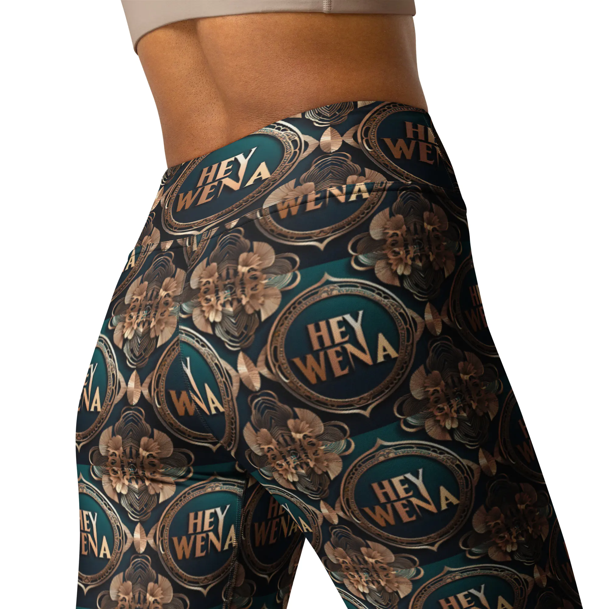 Hey Wena: Design 06 Pattern – Yoga Leggings - Image 3