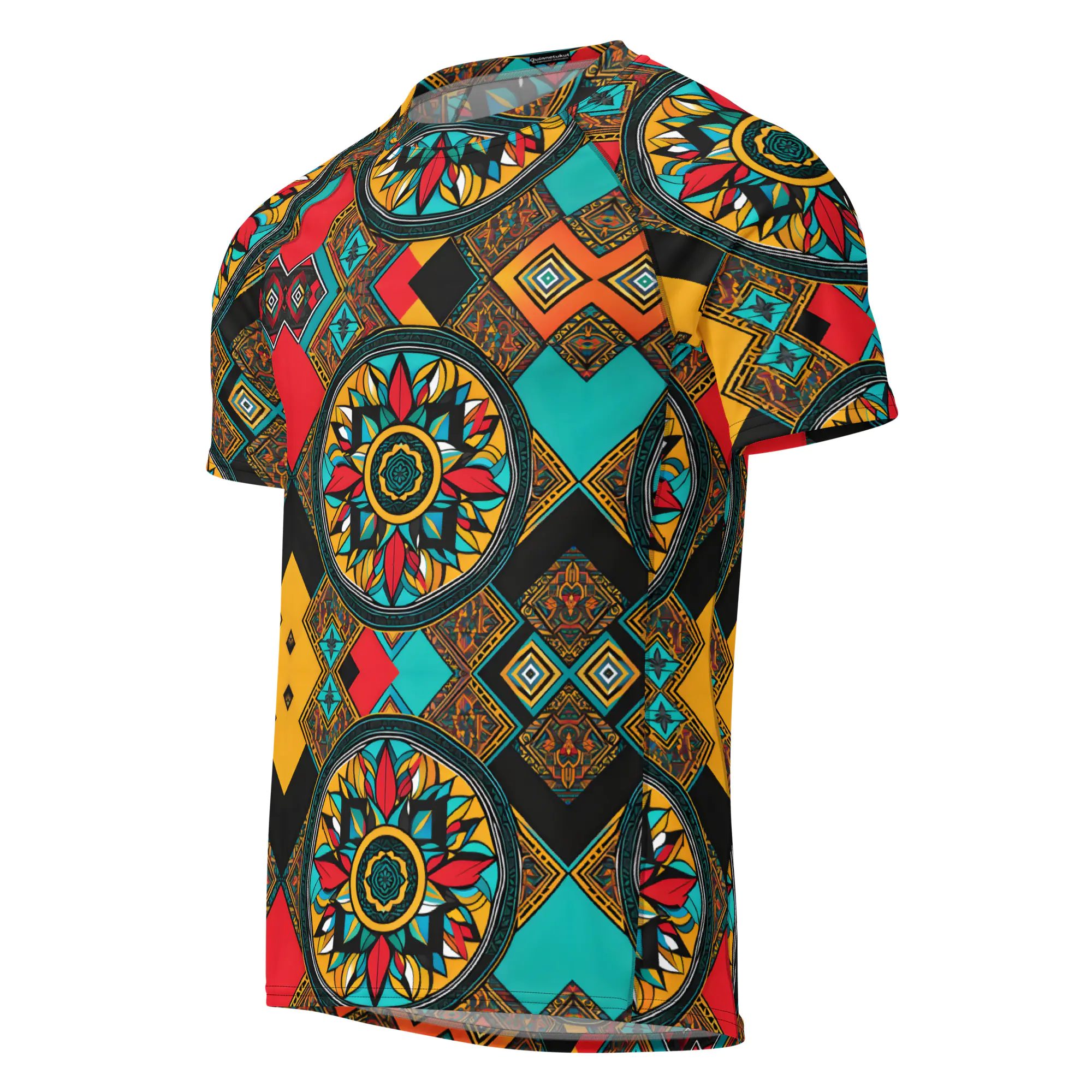 Quinnetukut Apparel: Design 07 – Men’s Rash guard - Image 3