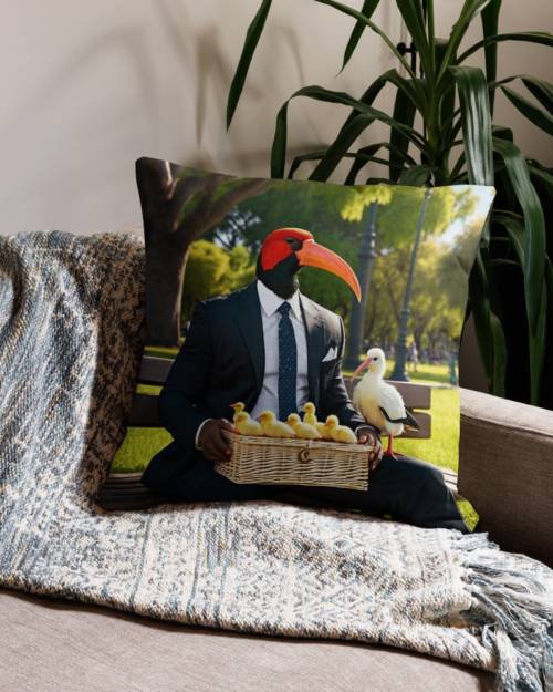 Father’s Day Ibis: Design 01 – Premium Pillow