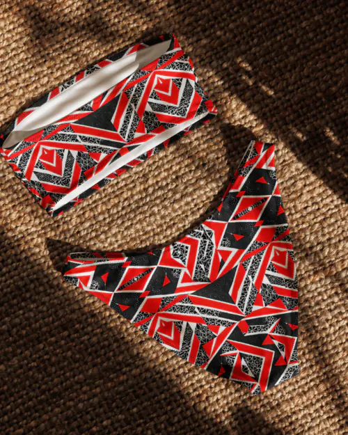 Quinnetukut Apparel: Design 01 – Bandeau Bikini