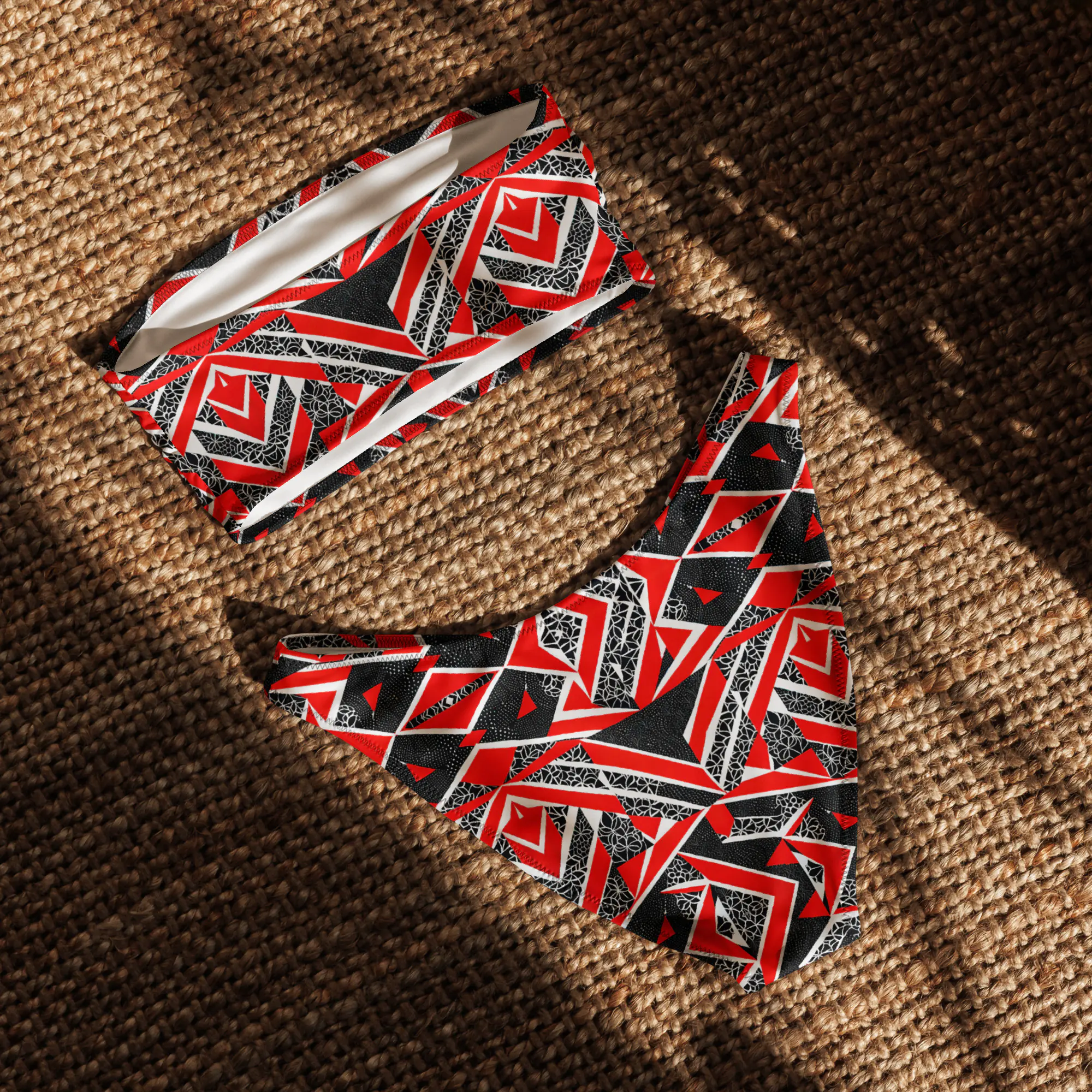 Quinnetukut Apparel: Design 01 – Bandeau Bikini