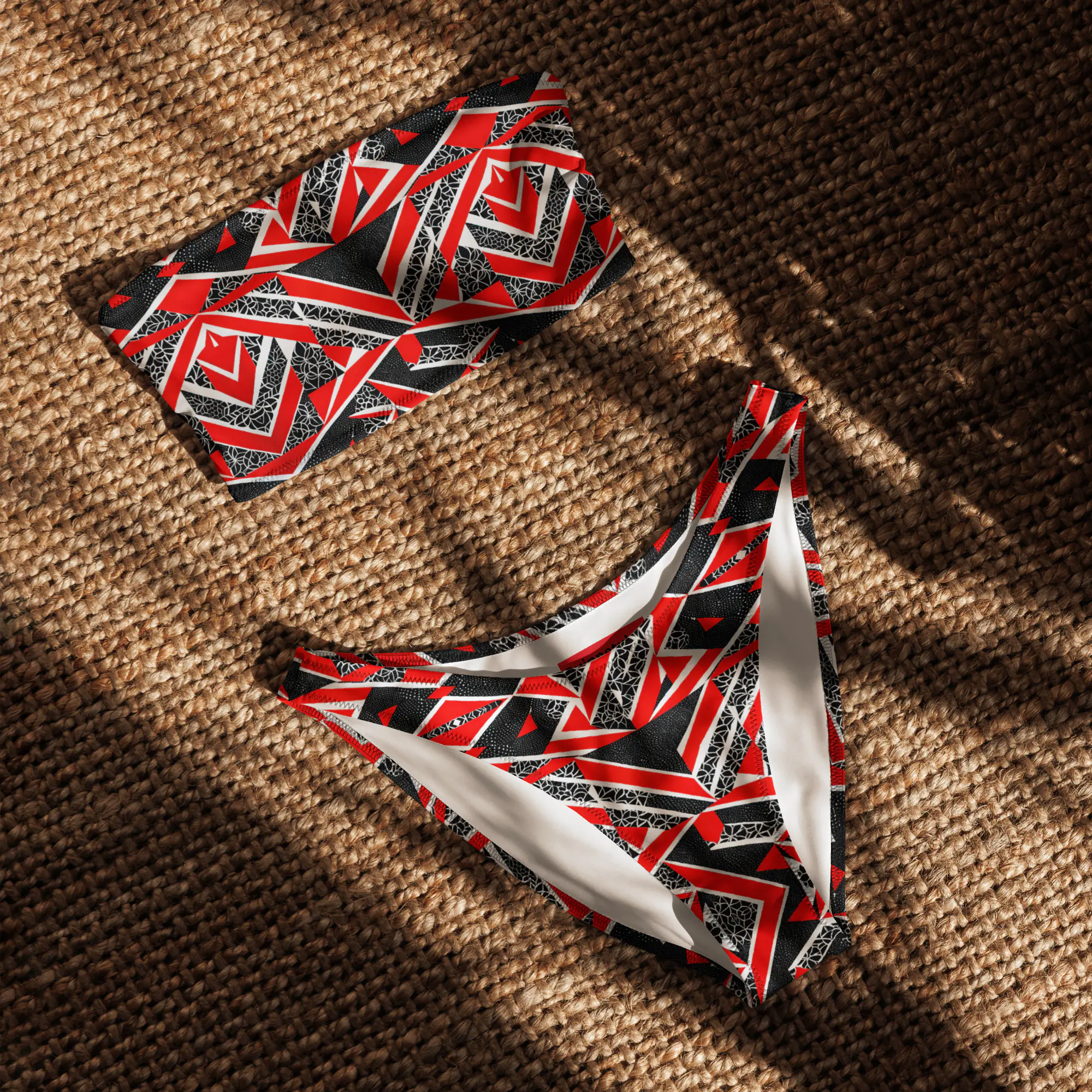 Quinnetukut Apparel: Design 01 – Bandeau Bikini - Image 6