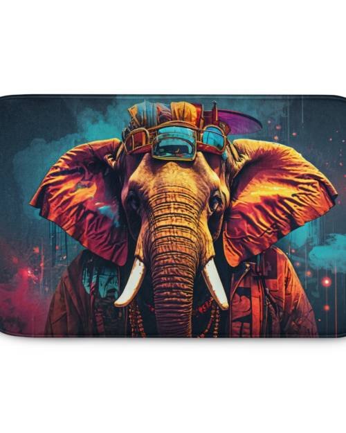 Elephantin' Apparel: Design 2 – Memory Foam Bath Mat