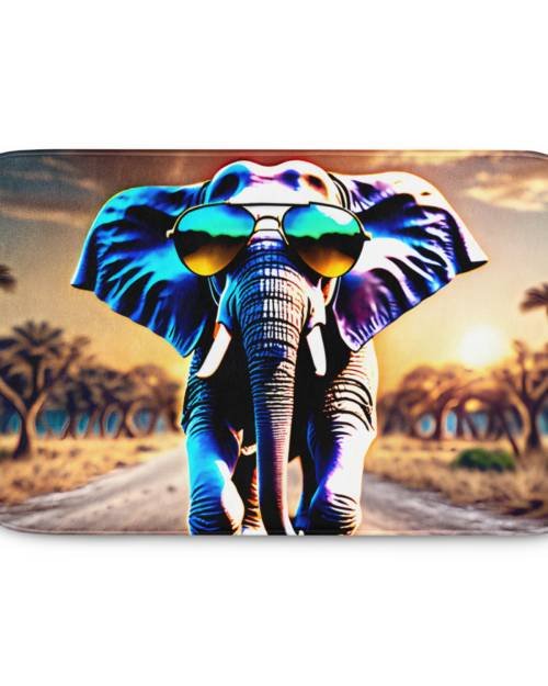 Elephantin' Apparel: Design 3 – Memory Foam Bath Mat