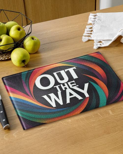 Out The Way: Design 02 – Glass cutting board