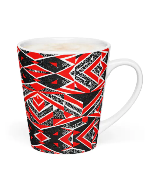 Quinnetukut Apparel: Design 01 – Latte mug