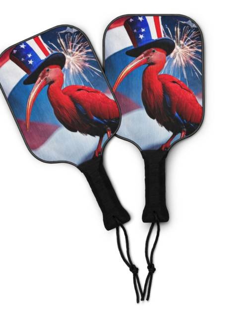 Independence Day Ibis: Design 01 - Pickleball paddle set