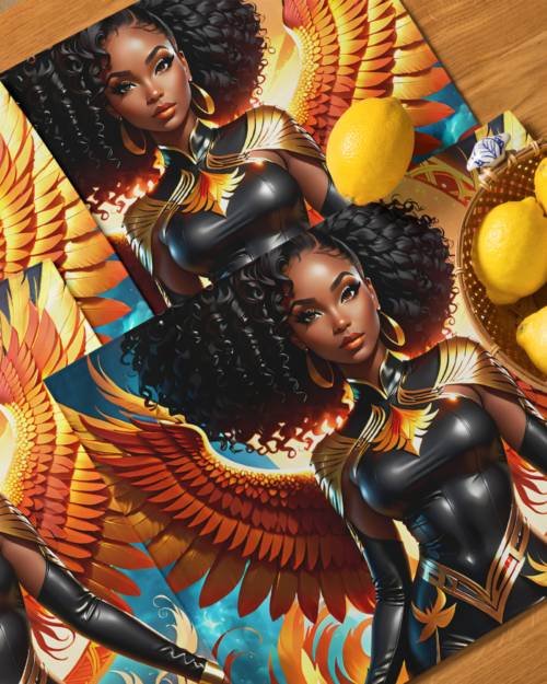 Phoenixa Blackwood: Design 02 – Placemat Set