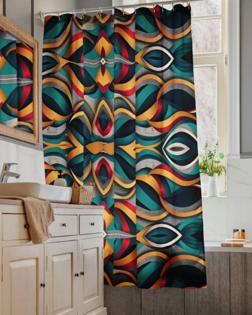 Out The Way: Design 03 – Shower curtain