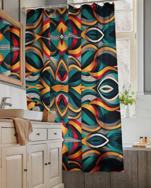 Out The Way: Design 03 – Shower curtain