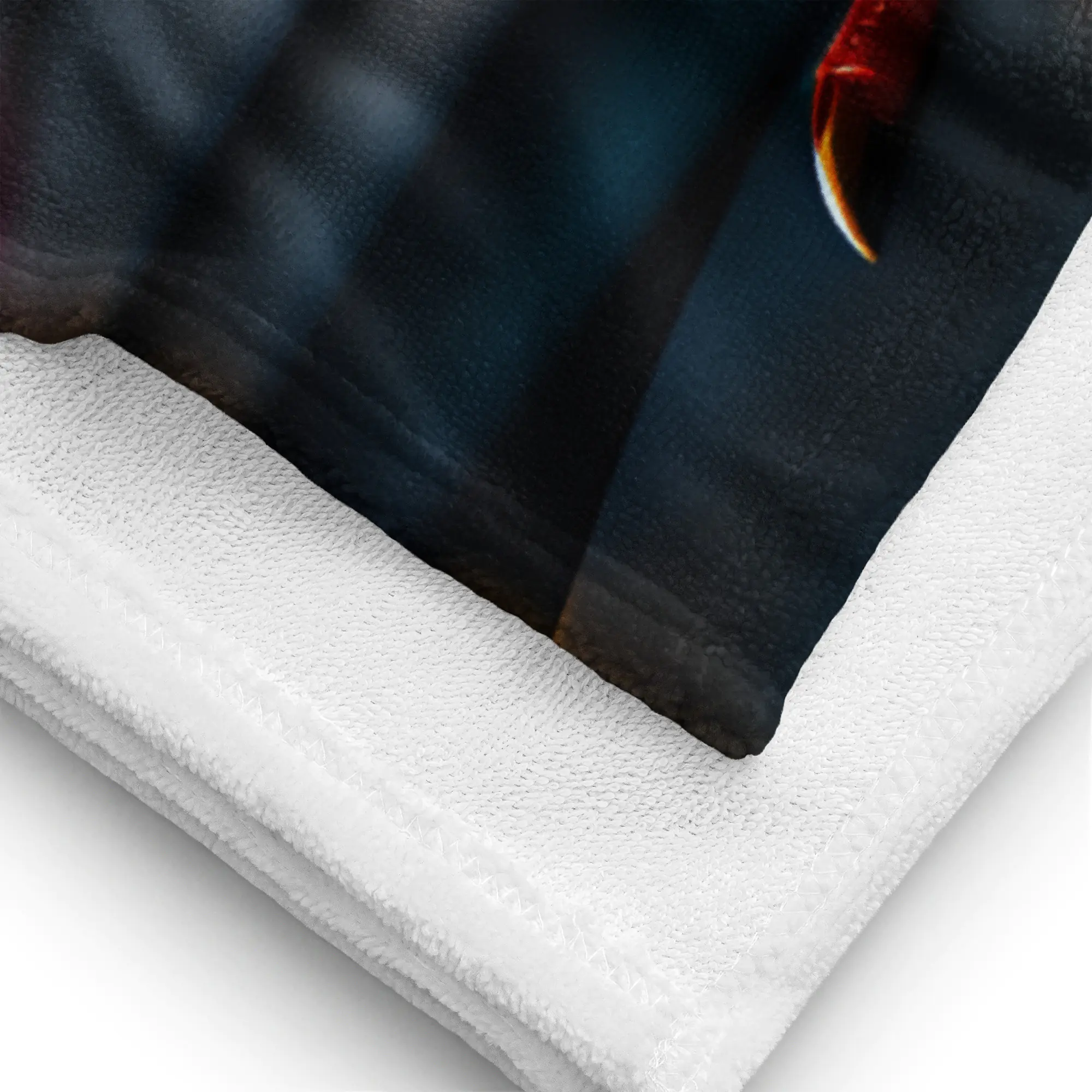 Ibis Rapper with Gold Chains: Design 02 – Towel - Image 4