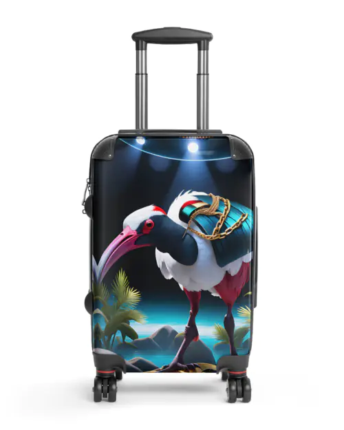 Ibis Rapper with Gold Chains: Design 01 – Hard-shell suitcase