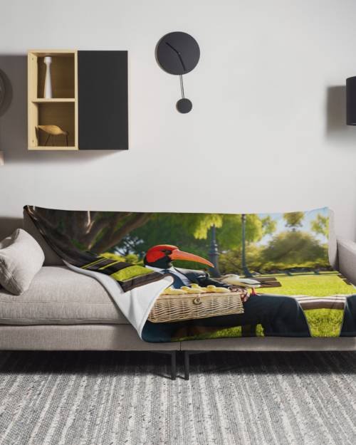 Father’s Day Ibis: Design 01 – Throw Blanket