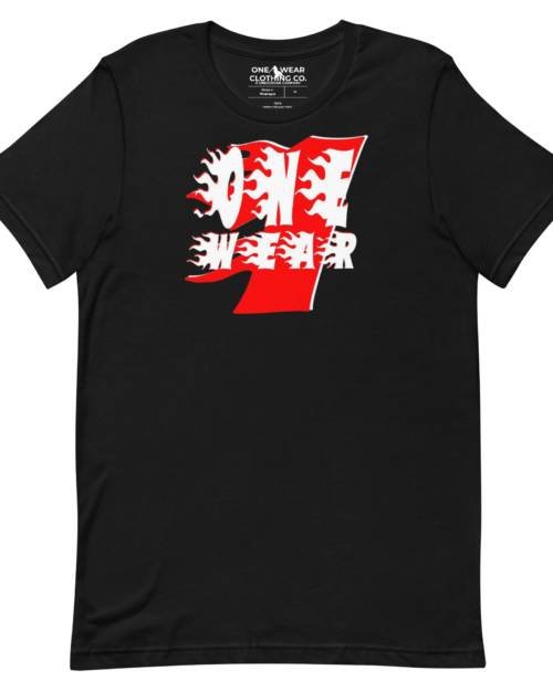 One Wear Graphic Series 97 – Men’s T-shirt – White & Red