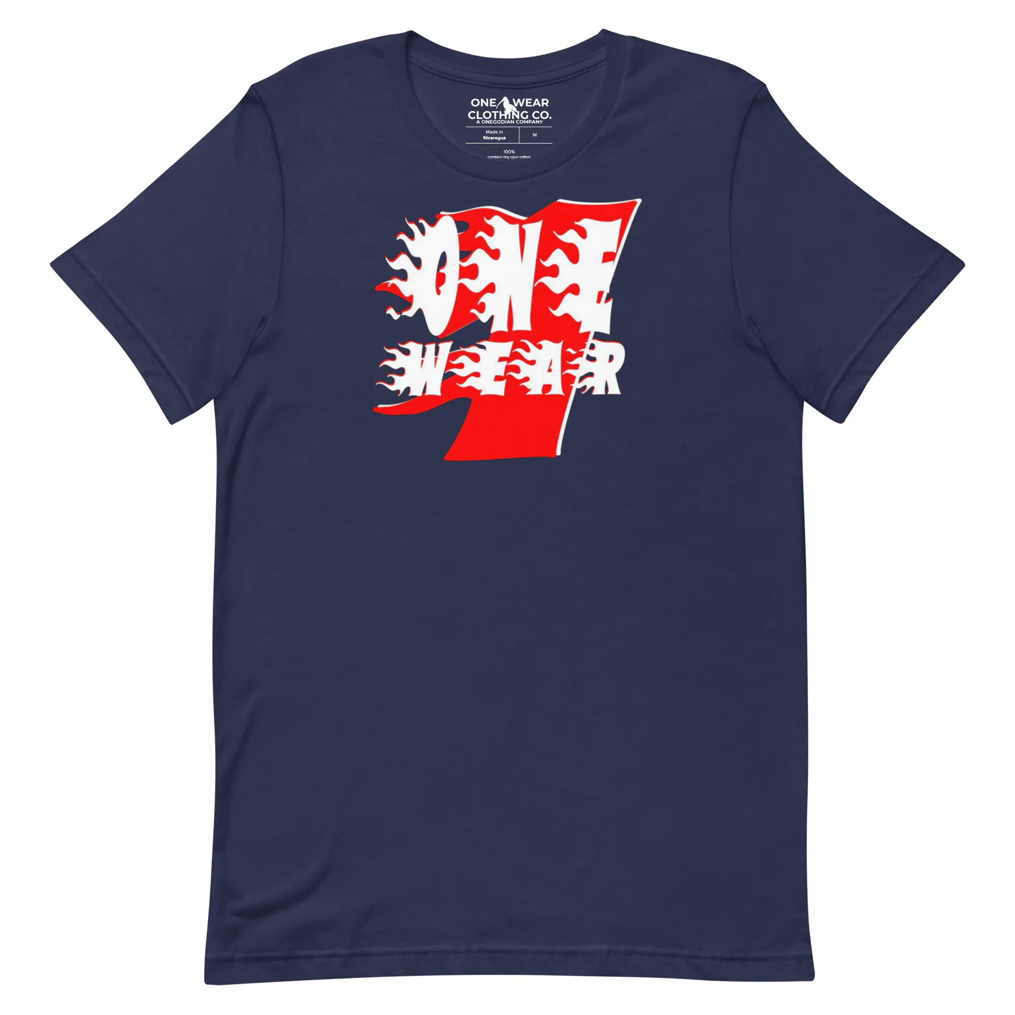 One Wear Graphic Series 97 – Men’s T-shirt – White & Red - Image 6