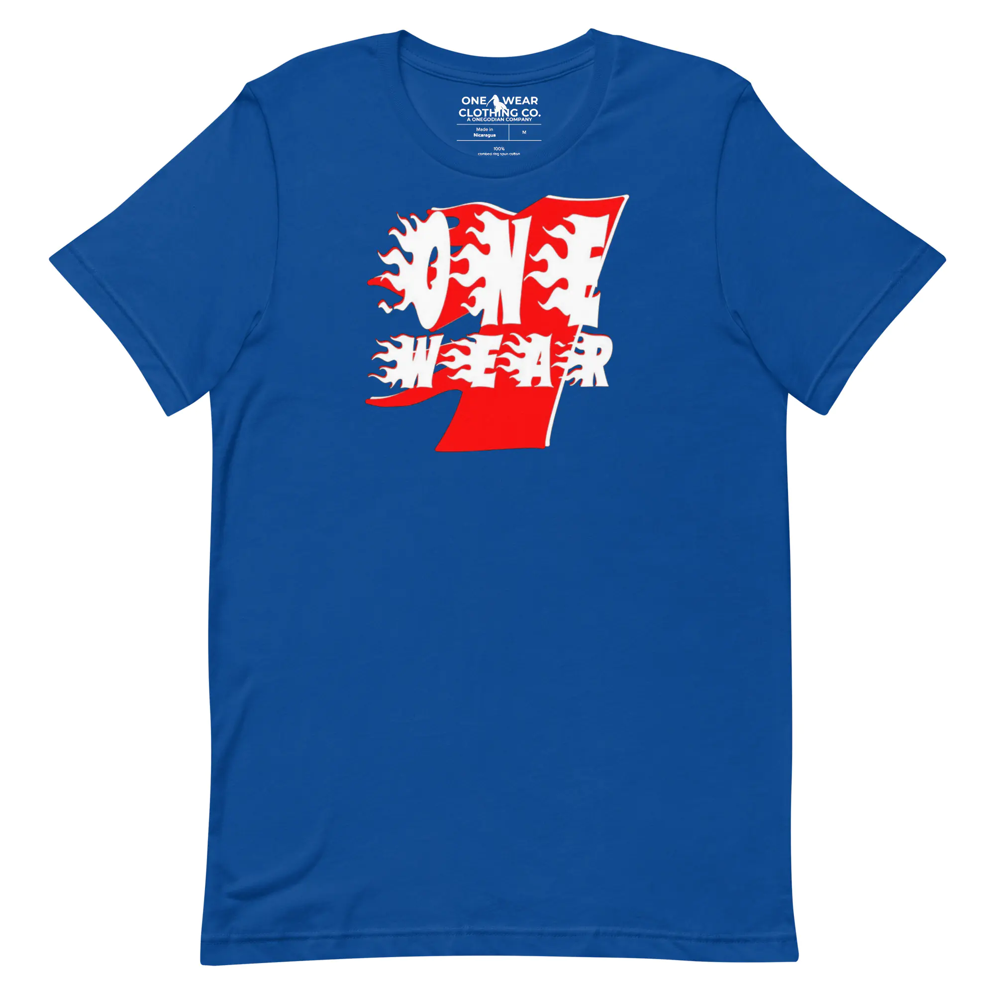 One Wear Graphic Series 97 – Men’s T-shirt – White & Red - Image 8