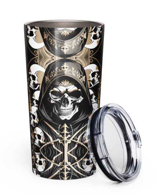 Tapered stainless steel tumbler