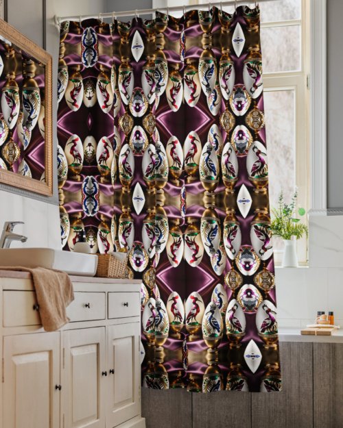 One Wear Ibis Faberge Egg 01 – Shower curtain