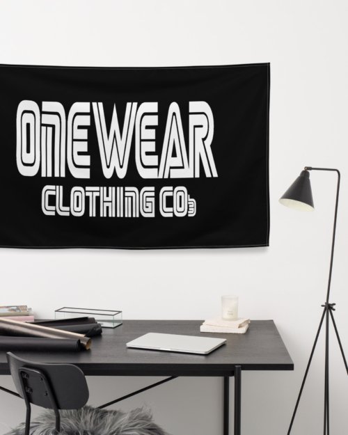 One Wear Graphic Series 30 – Flag – Black & White