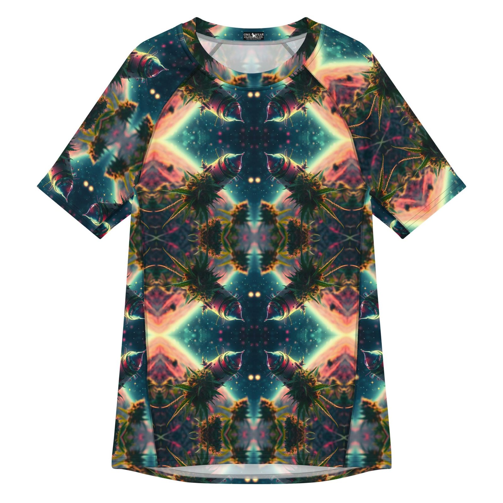 All-over print men’s rash guard