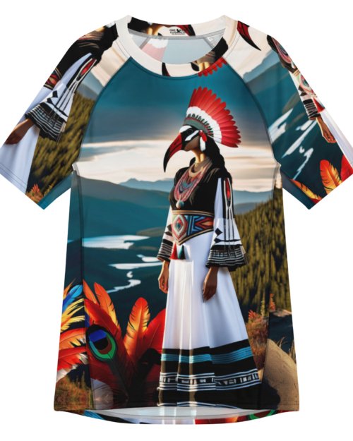 All-over print men’s rash guard