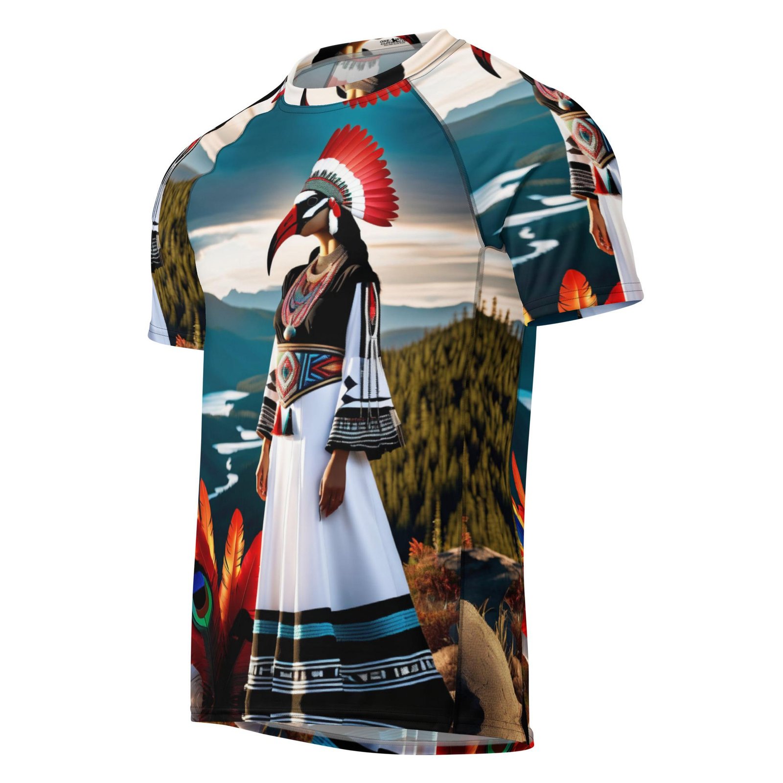 All-over print men’s rash guard - Image 2