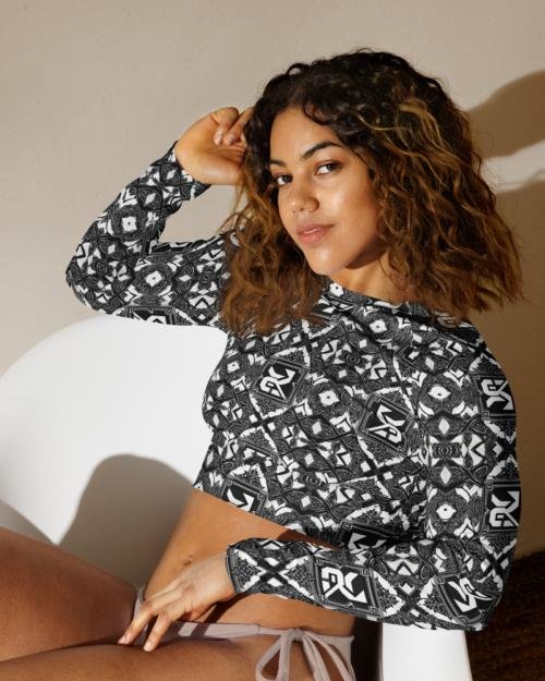 Long-sleeve Crop Tops