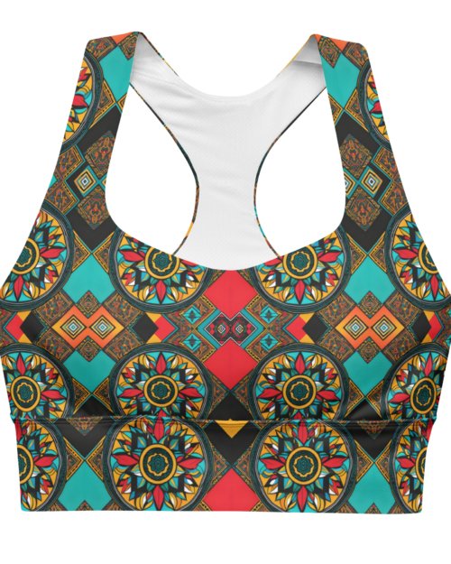 Recycled Longline Sports Bra