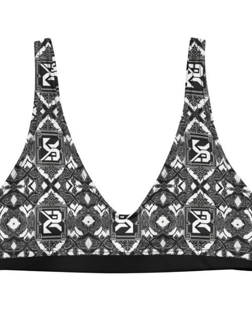 Recycled padded bikini top