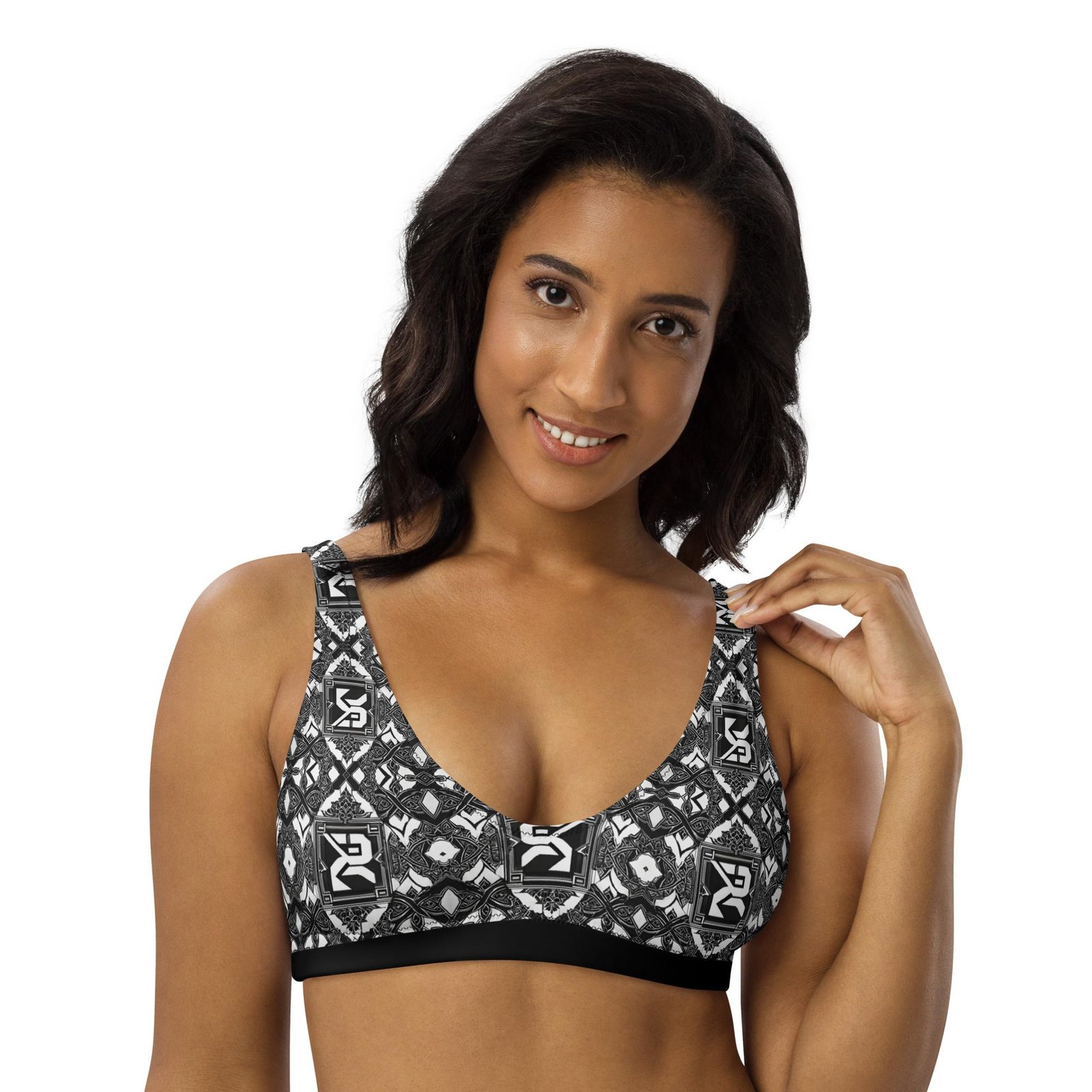Recycled padded bikini top - Image 5