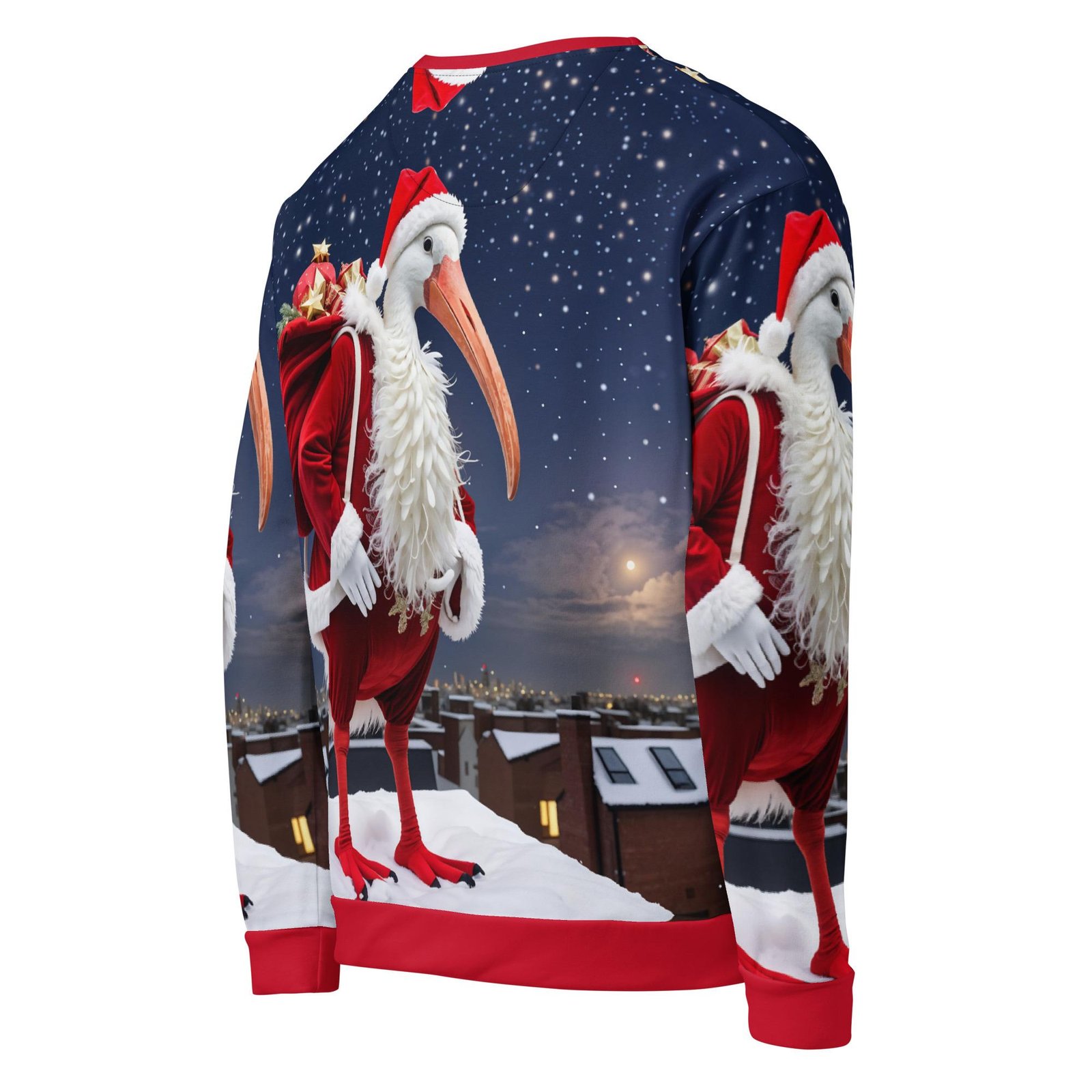 One Wear Santa Ibis: Design 01 – Unisex Sweatshirt - Image 8