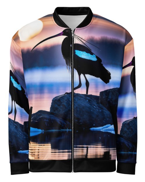 Winter Solstice Ibis 01 – Unisex Bomber Jacket
