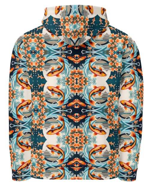 Koi-Men Apparel: Design 15 – Unisex cotton hoodie