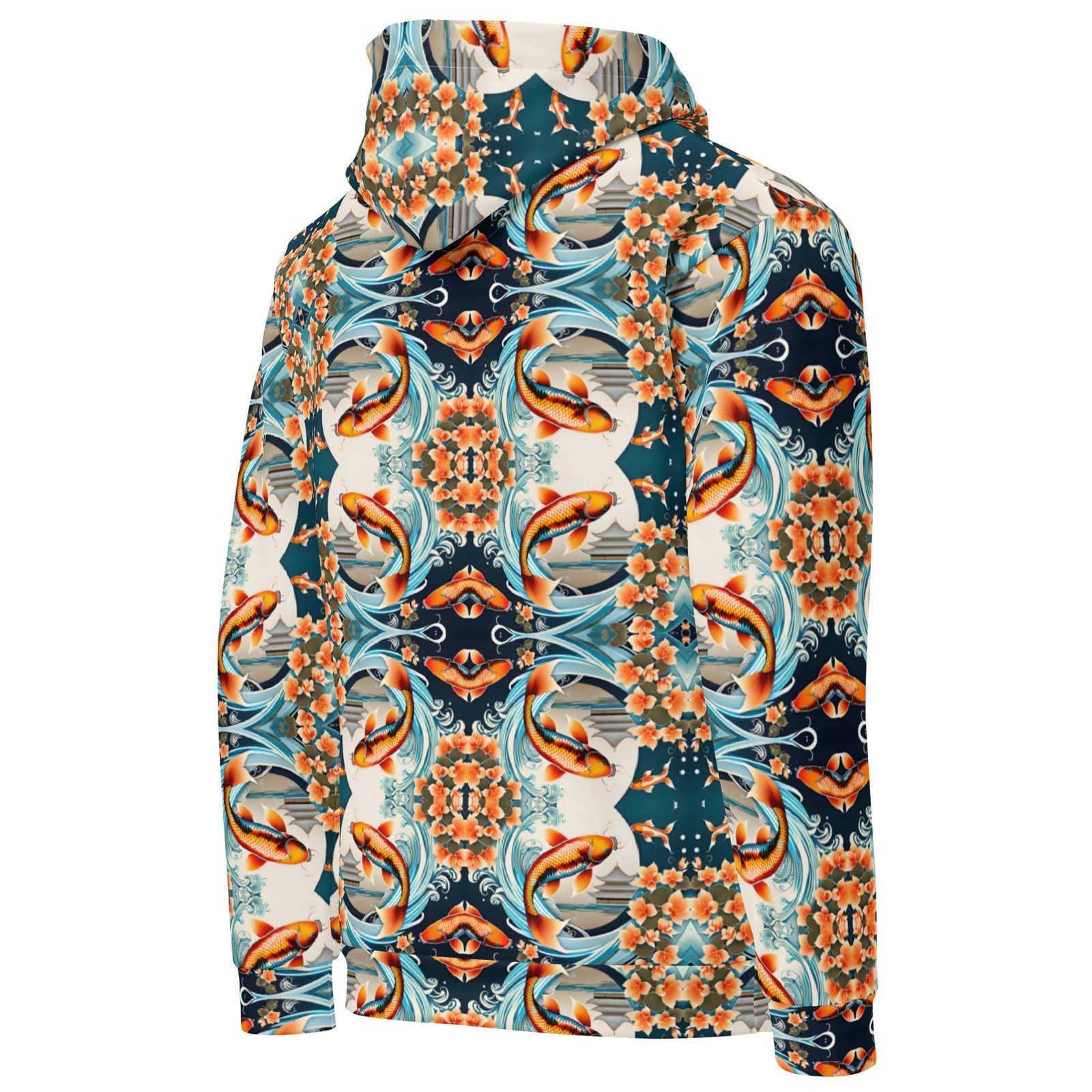 Koi-Men Apparel: Design 15 – Unisex cotton hoodie - Image 5