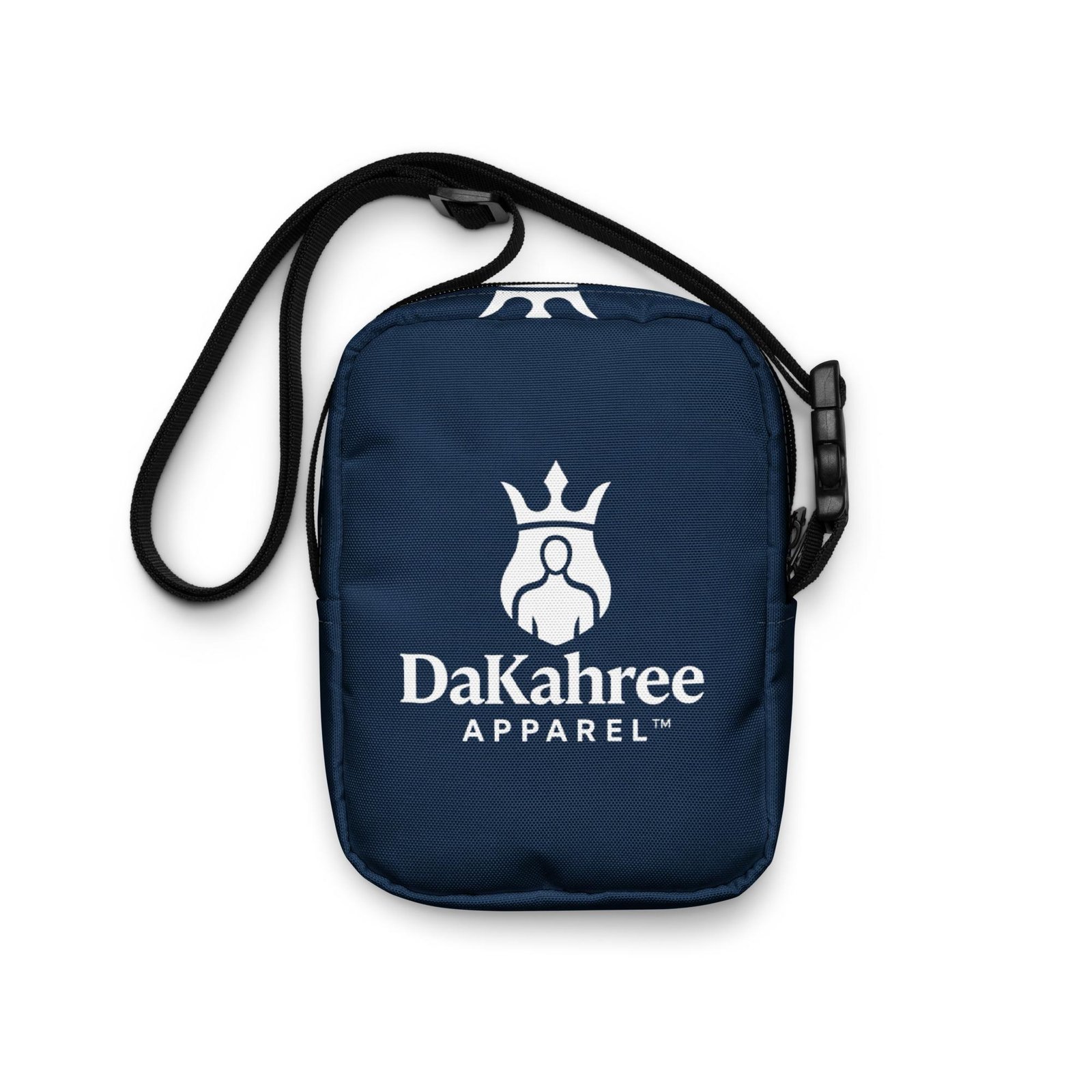 DaKahree: Signature Essentials™ – Utility crossbody bag – Navy & White - Image 2