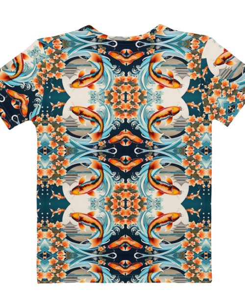 Koi-Men Apparel: Design 15 – Women’s Cotton Crew Neck T-shirt