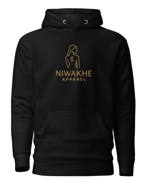 Niwakhe: Niwakurves Signature™ – Unisex Hoodie – Gold