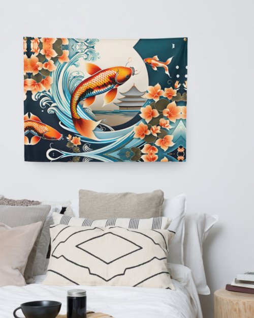 Koi-Men Apparel: Design 15 – Indoor wall tapestry