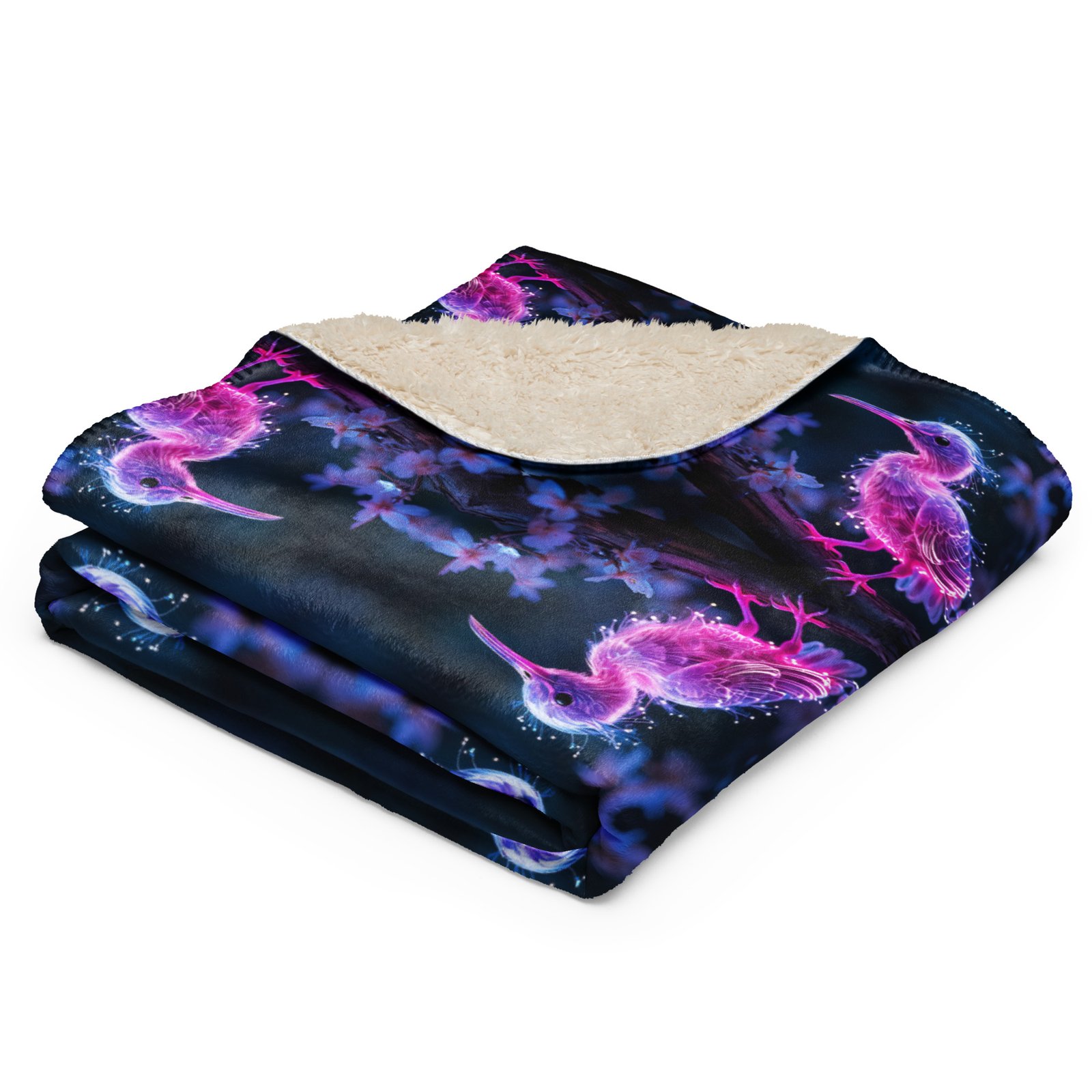 One Wear Neon Pink Ibis 01 – Sherpa blanket - Image 2