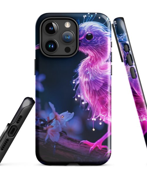 One Wear Neon Pink Ibis 01 – Tough Case for iPhone®