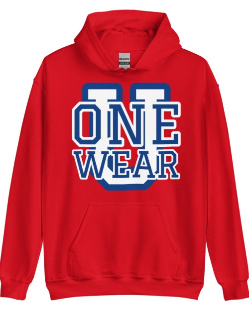 One Wear Graphic Series 44 – Men’s Hoodie – White & Royal