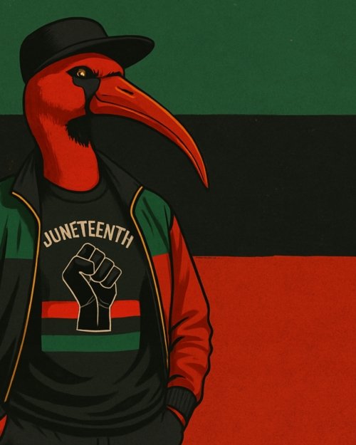 Juneteenth Ibis: Pan-African Ibis 01
