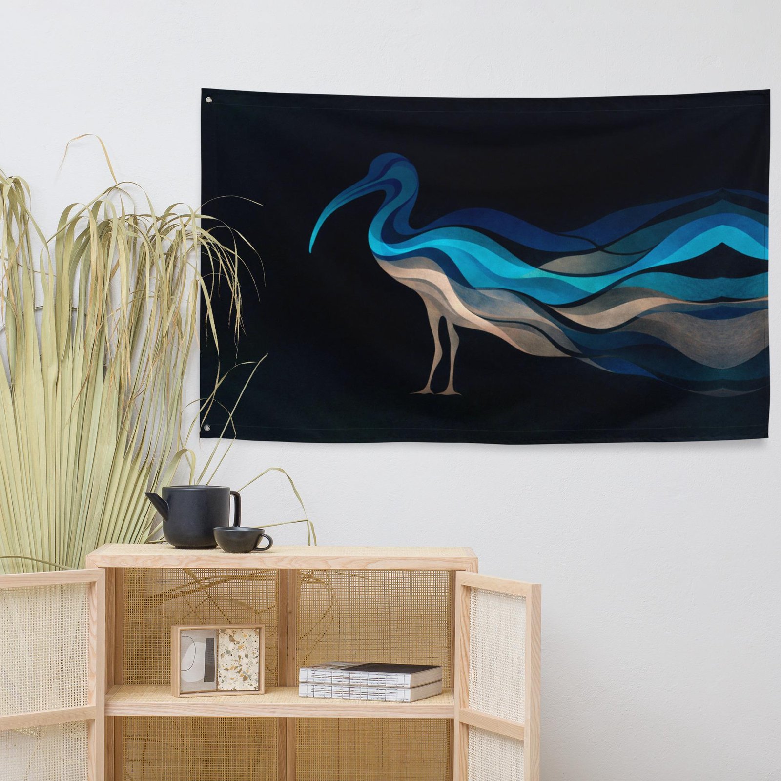 Ibis Abstract Wave – Flag – Black & Blues