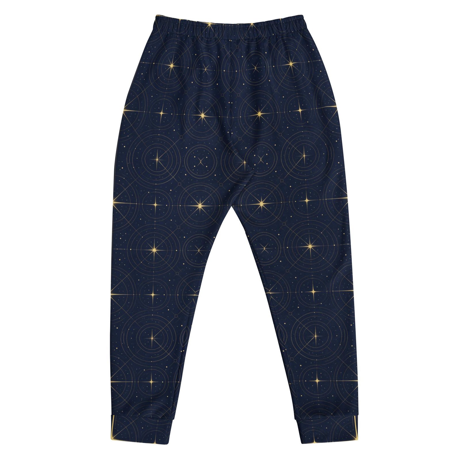 Onegodia: Luminel Axis Grid™ – Men's Joggers – Navy & Gold - Image 5