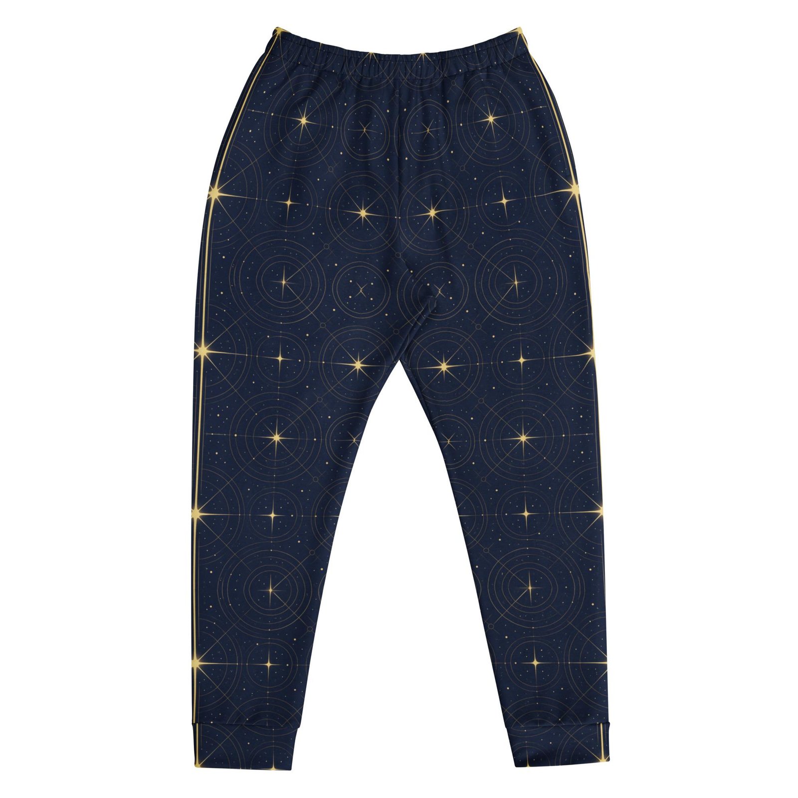 Onegodia: Luminel Axis Grid™ – Men's Joggers – Navy & Gold