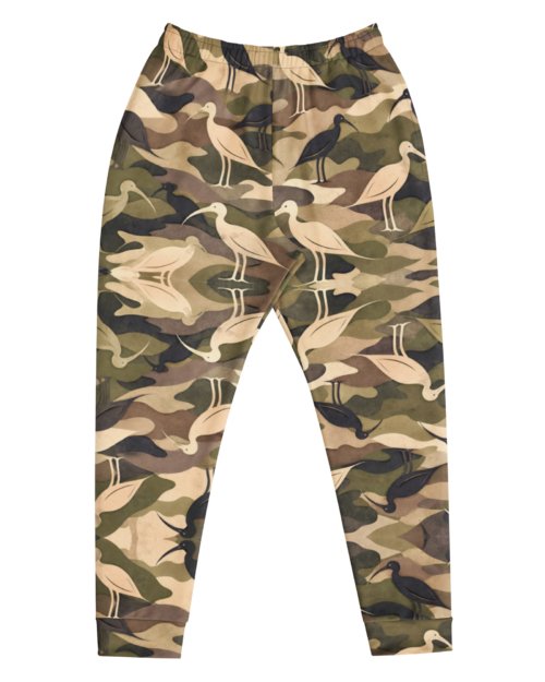 Modern Camouflage Ibis – Men's Joggers – Olive, Khaki & Black