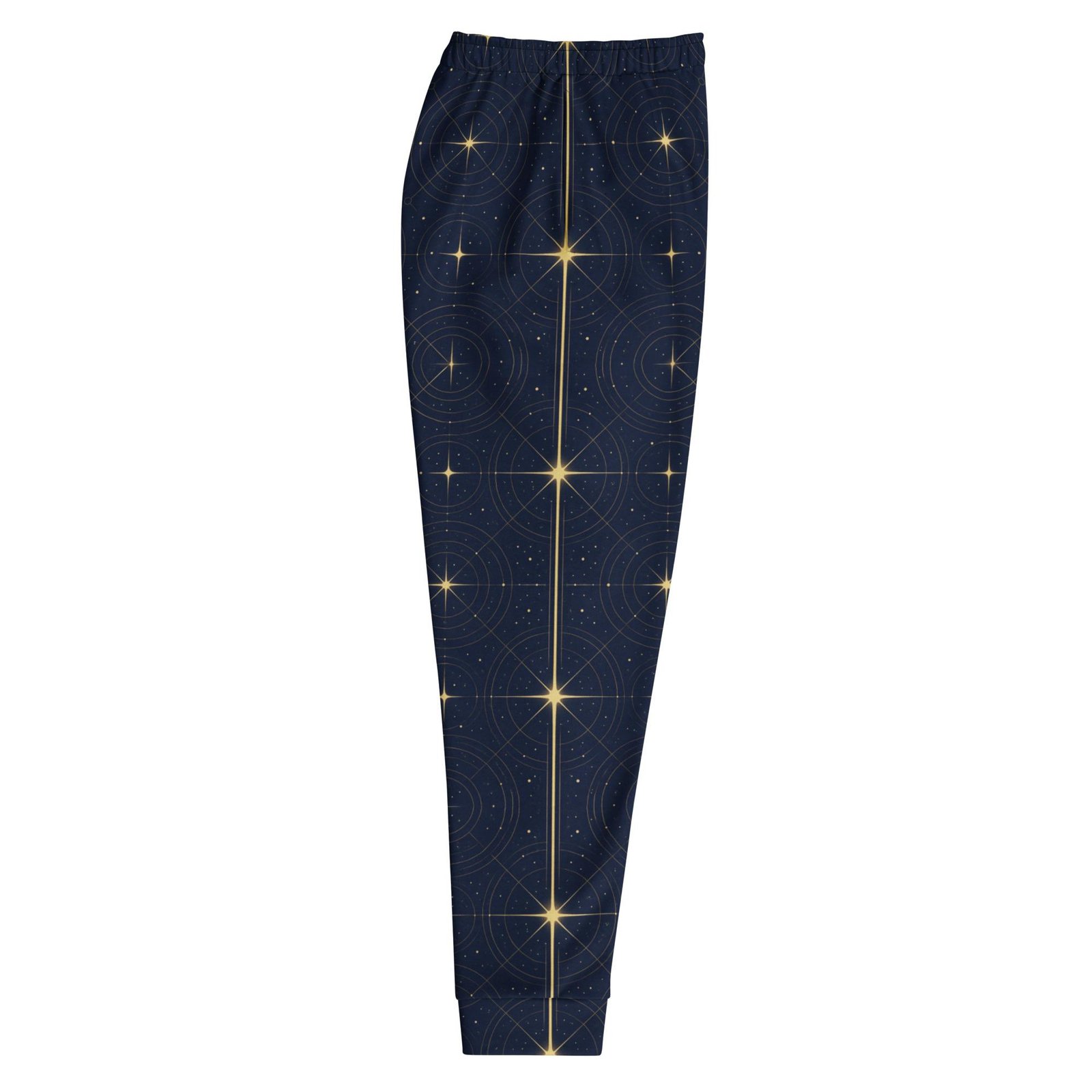 Onegodia: Luminel Axis Grid™ – Men's Joggers – Navy & Gold - Image 4