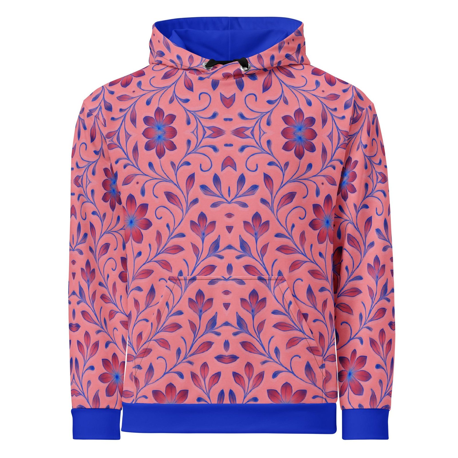 ELYNDRIA™: Mirror Garden Flow™ – Unisex Hoodie – Pink
