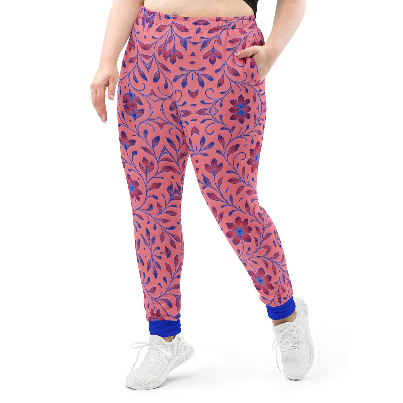 ELYNDRIA™: Mirror Garden Flow™ – Women's Joggers – Pink - Image 4