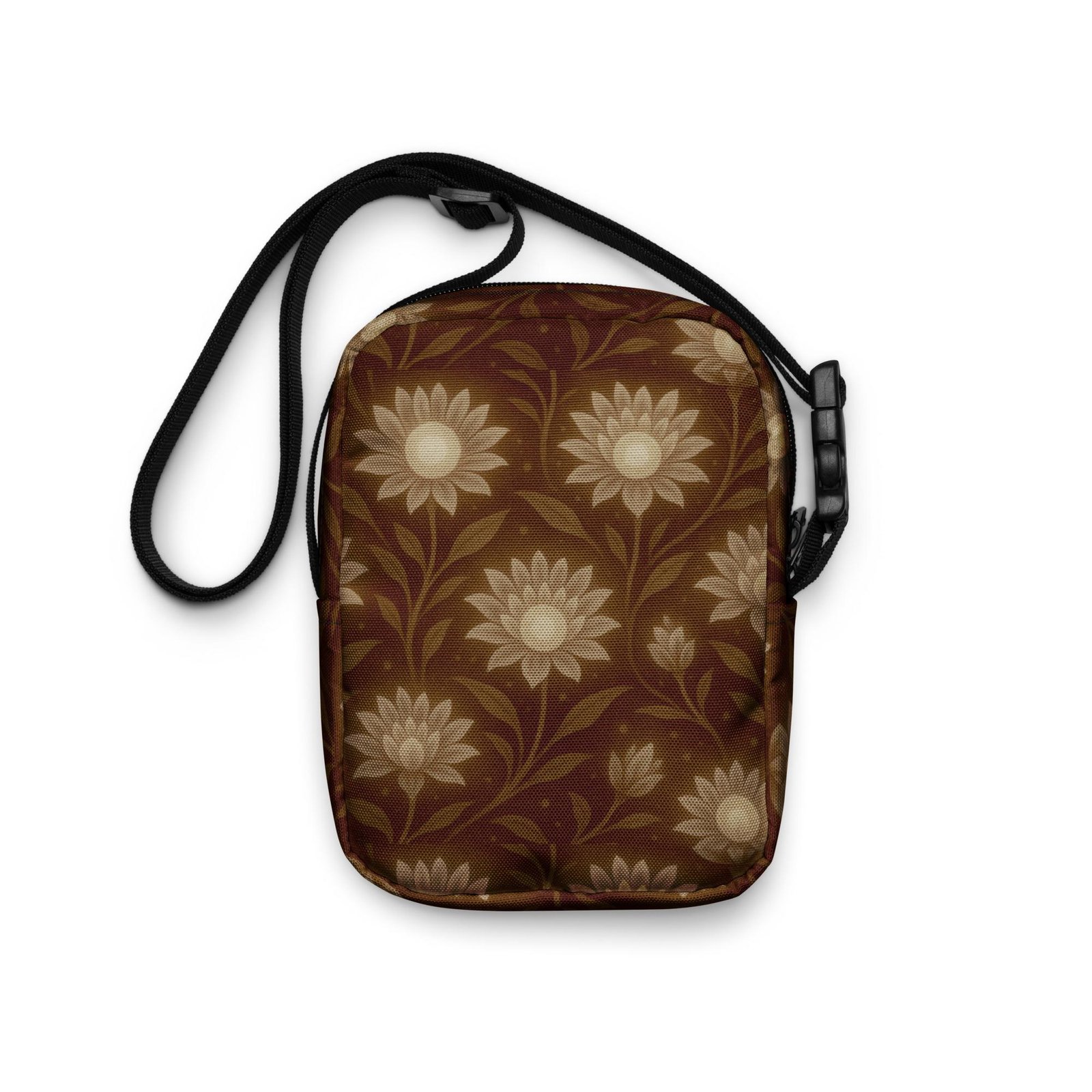 DIMUONEL™: Lunar Grace Petal™ – Utility crossbody bag – Brown & Tan